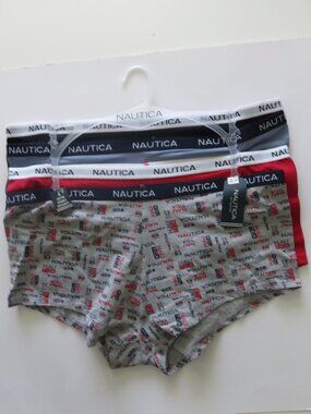 (#106) Nautica 4 Pack Boy Short Women's Underwear Size 1X